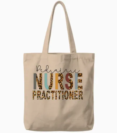 Pediatric Nurse Practitioner Tote Bags - Natural
