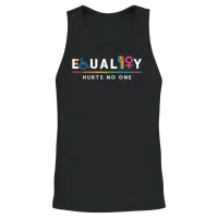 Equality Hurts No One Equal Rights Lgbt Unisex Tank Top - Black – 2