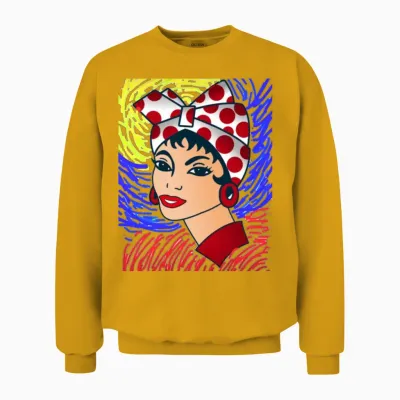 Harina Pan En Tricolor Unisex Sweatshirt - Gold