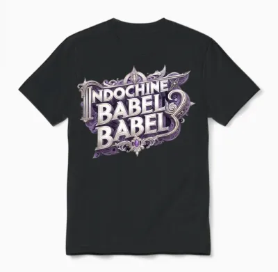Babel Indochine Man Woman Child Boy or Girl T-Shirt, Black, S Unisex T-Shirt - Black