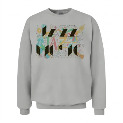 Jazz Music Unisex Sweatshirt - Ash