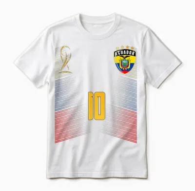Ecuador Flag Ecuadorian Pride Lovers Unisex T-Shirt - White