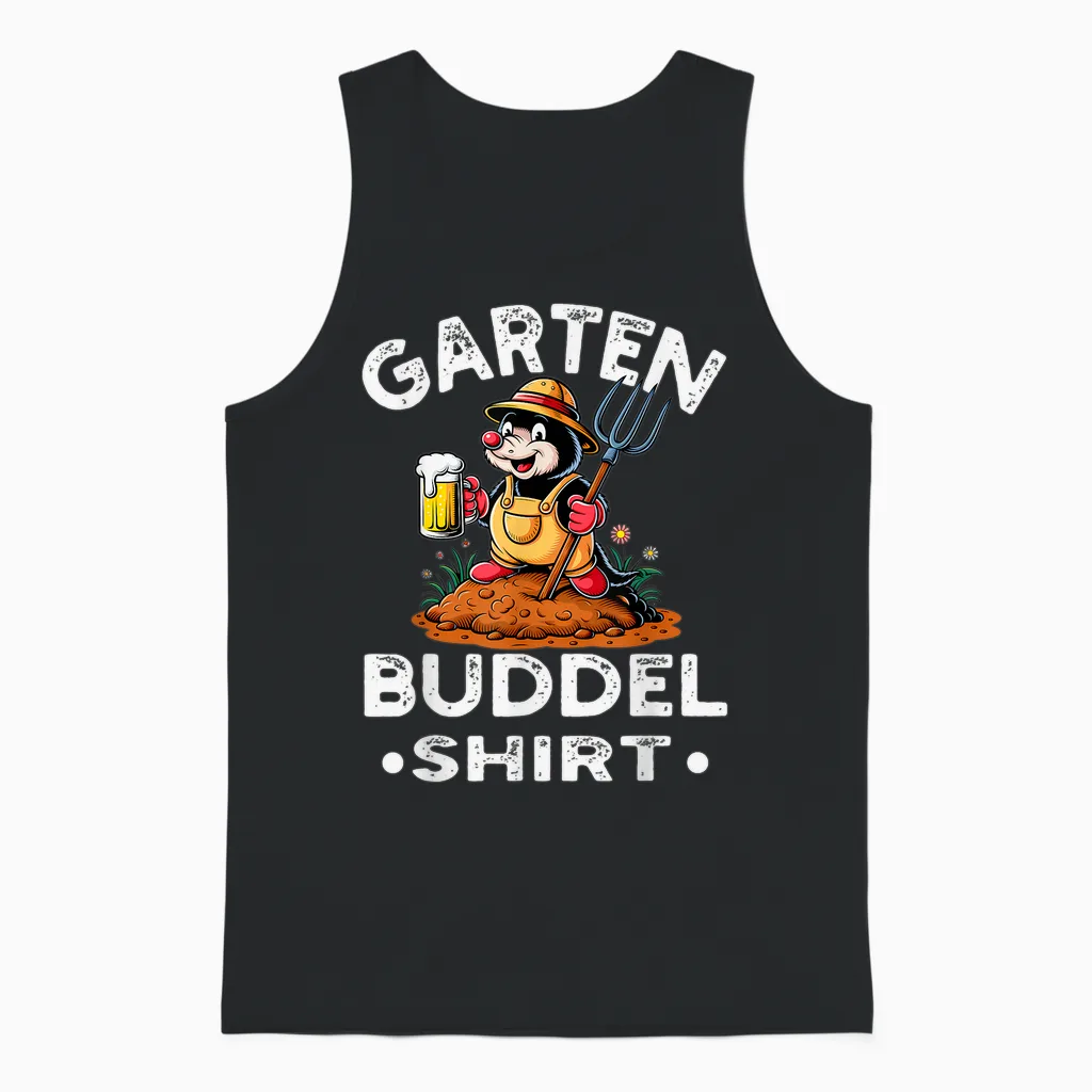 Gärtner Buddel Pulli Hobbygärtner Lustiges Garten Buddel Unisex Tank Top in Black