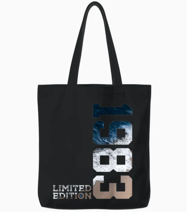 43 Jahre 43. Geburtstag Limited Edition 1983 Tote Bags in Black