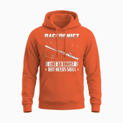 Bassoon Player Needs Skill Bassoon Unisex Hoodie - Orange