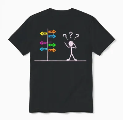 Today's World New Normal Confused Unisex T-Shirt - Black