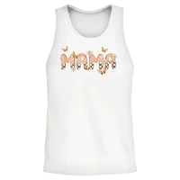 Retro Mama — Mom Unisex Tank Top - White – 2