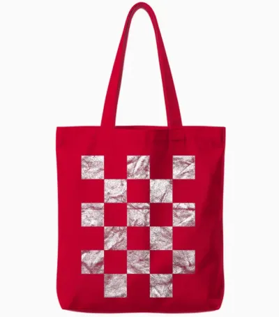 Kroatien Hrvatska Trikot Nationalflagge Rot-Weiß Kockasti Tote Bags - Red