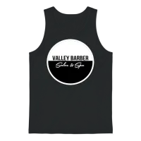 Valley Barber Salon & Spa — Hair Beauty Unisex Tank Top - Black – 1