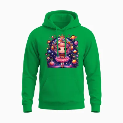 Ballerine Astronaute Danseur Danse Astronomie Unisex Hoodie - Irish Green