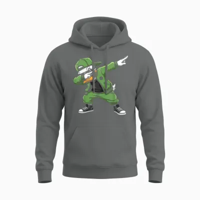 Graphic Oregon Duck Streetwear Classic Men Women Unisex Hoodie - Graphite Heather