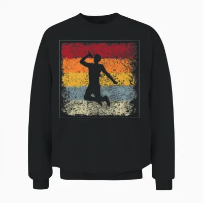 Singer Retro Unisex Sweatshirt - Black
