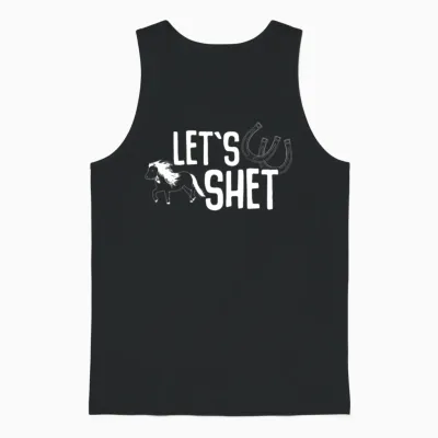 Shetlandpony Shetland Pony Horses Horse Unisex Tank Top - Black