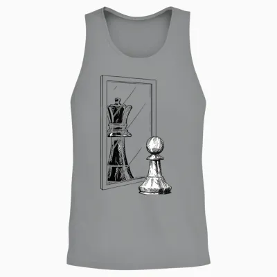 Kinder Schach, Männer Schach, Frauen Schach, Schachbrett Mädchen Unisex Tank Top - Sport Grey