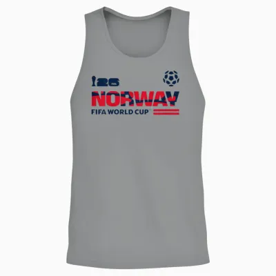 Kids Fifa World Cup26 Qualifier Norway Unisex Tank Top - Sport Grey