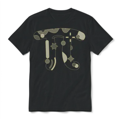 Happy Pi Day Design Ideas Unisex T-Shirt - Black