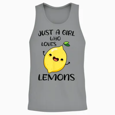 Juste Une Fille Qui Aime Les Citrons Unisex Tank Top - Sport Grey