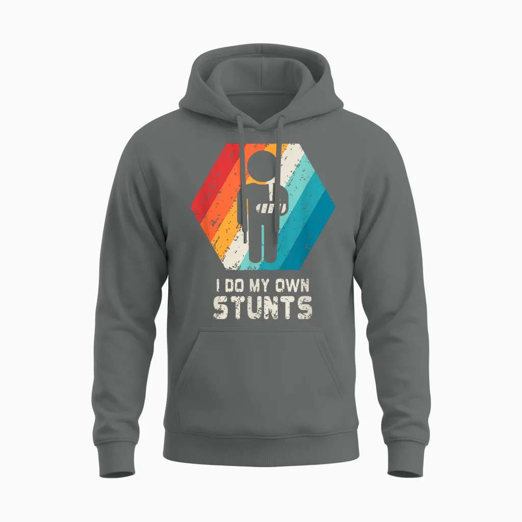 Broken Arm Shirt Hand Wrist Elbow Injury Get Well Soon Gift Unisex Hoodie in Graphite Heather