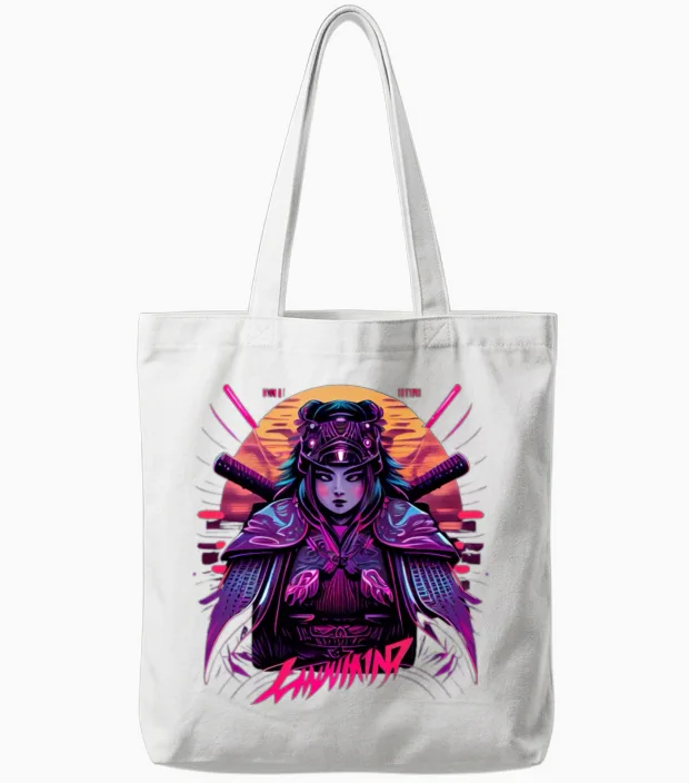 Samouraï Tote Bags in White