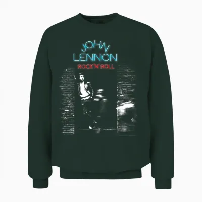 John Lennon - Rock 'n' Roll T-Shirt Small Unisex Sweatshirt - Forest