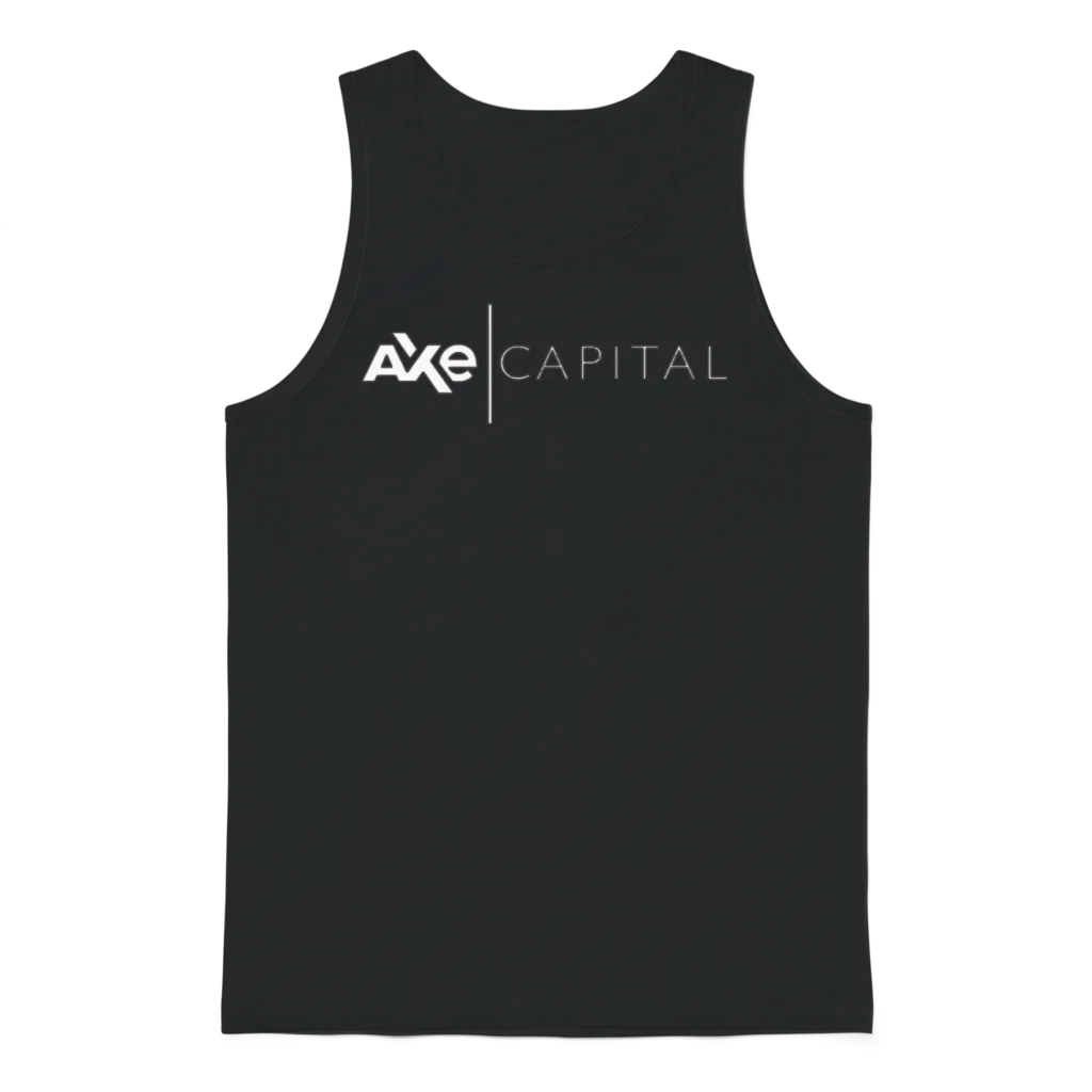 Billions Axe Capital Horizontal Logo Unisex Tank Top - Black