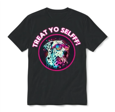 Cool Dog Unisex T-Shirt - Black