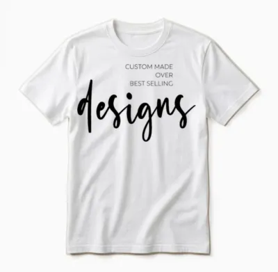 Custom Made Over Best Selling Designs Unisex T-Shirt - White
