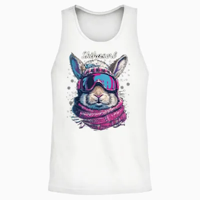 Skihaserl Apres Ski Haserl Skier Winter Women's T-Shirt, White Unisex Tank Top - White
