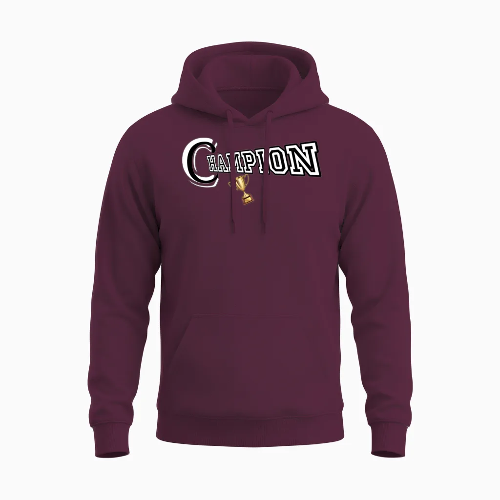 Champion Unisex Hoodie in Maroon