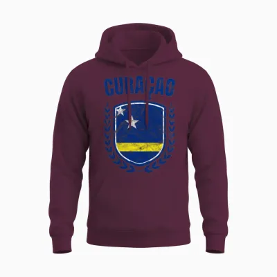 Curaçao Unisex Hoodie - Maroon