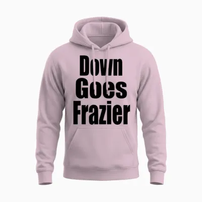 Down Goes Frazier Unisex Hoodie - Light Pink