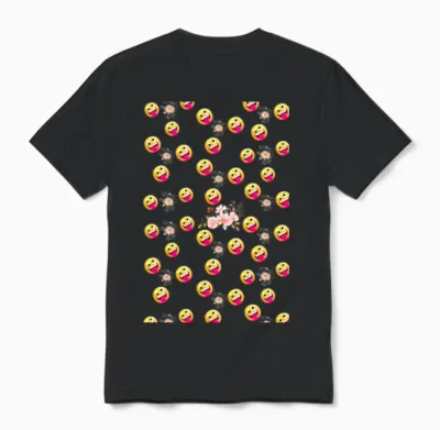 It's Funny - Pattern Unisex T-Shirt - Black