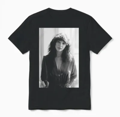 Wuthering Heights Sängerin Kate Bush Portrait 1979 Unisex T-Shirt - Black