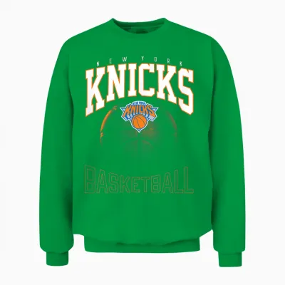 Fichiers Officiels De La Nba New York Knicks X Unisex Sweatshirt - Irish Green