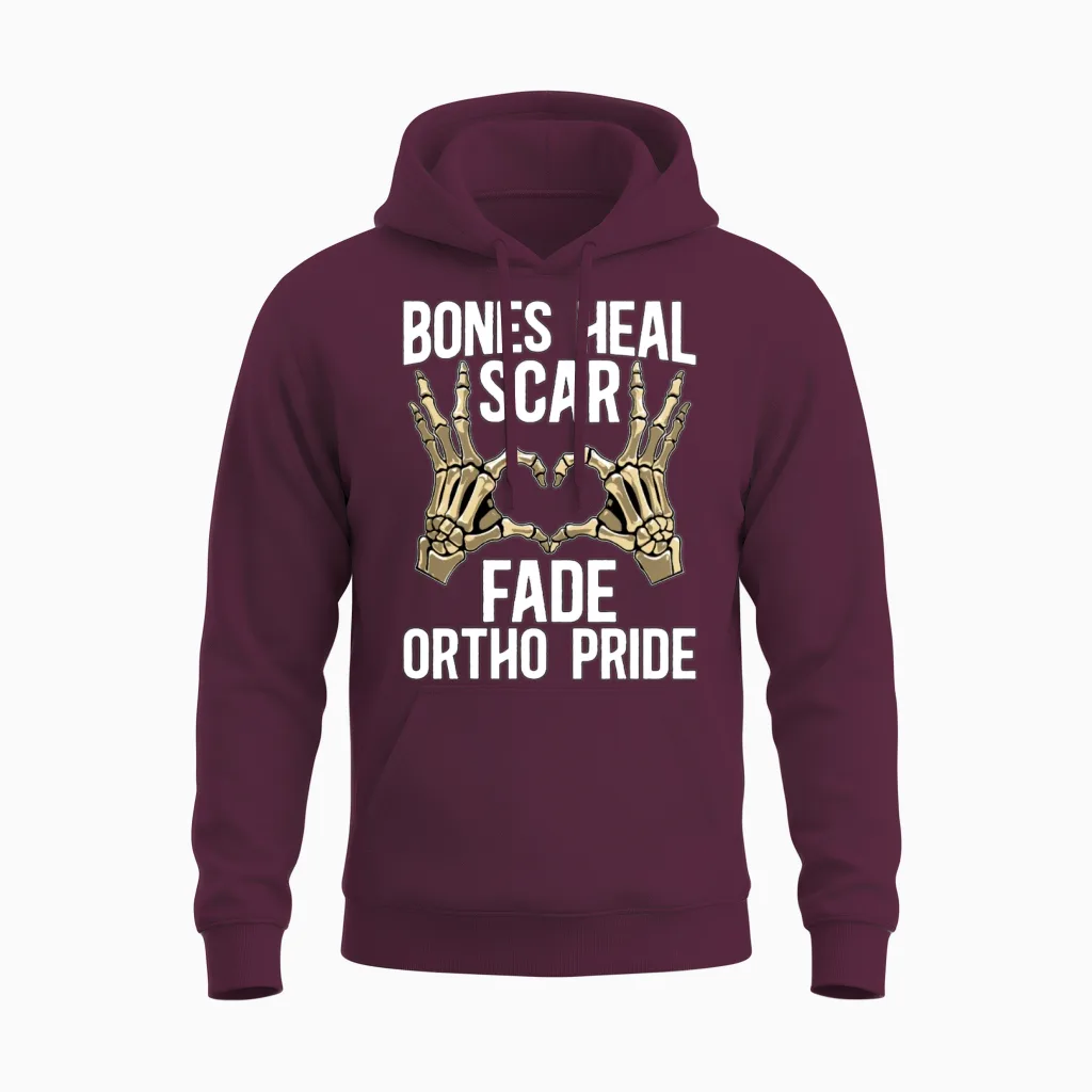 Orthopedic Surgeon Bones Heal Physical Therapist Unisex Hoodie in Maroon
