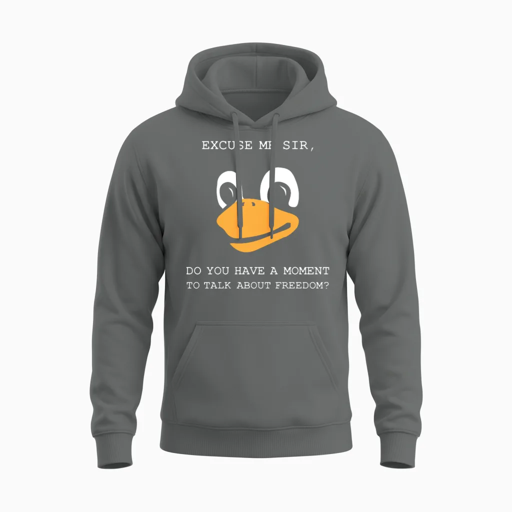 Tux Lord and Saviour1 Pods 01 New 01 Unisex Hoodie in Graphite Heather