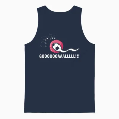Funny Goal Pregnancy Humor Pregnancy Announcement Unisex Tank Top - Navy