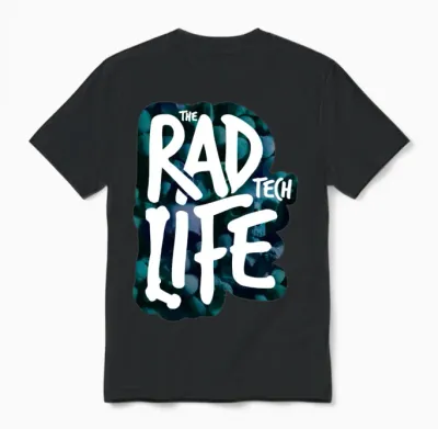 The Rad Tech Life Unisex T-Shirt - Black