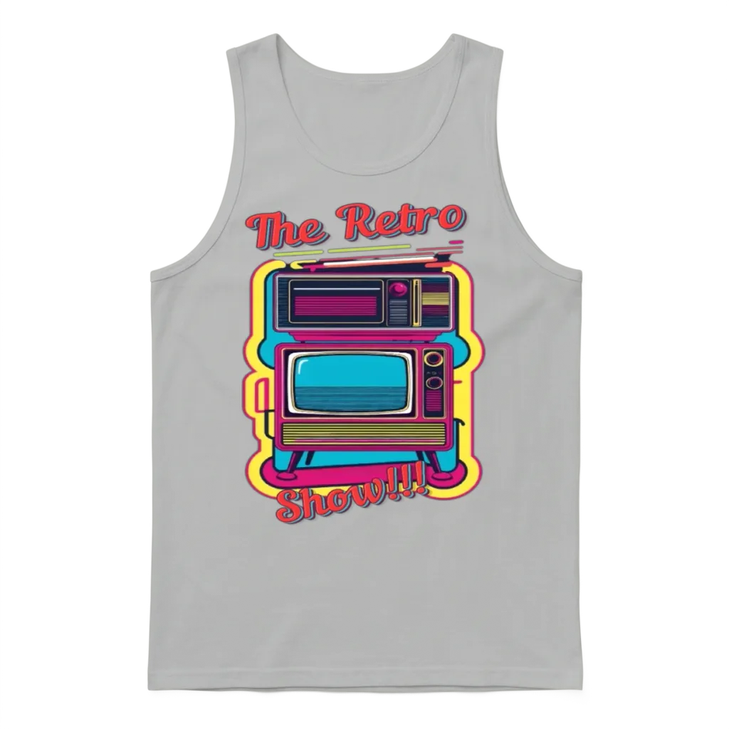 The Retro Show Unisex Tank Top - Ash