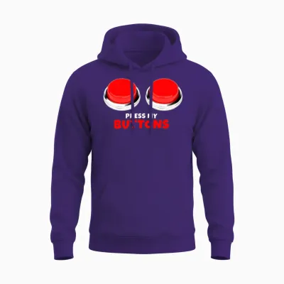 Press My Buttons Swingers Gifts | Pineapple Swingi Unisex Hoodie - Purple