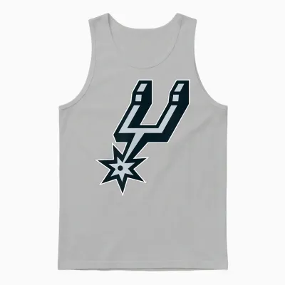 Produit Officiel Nba San Antonio Spurs Unisex Tank Top - Ash