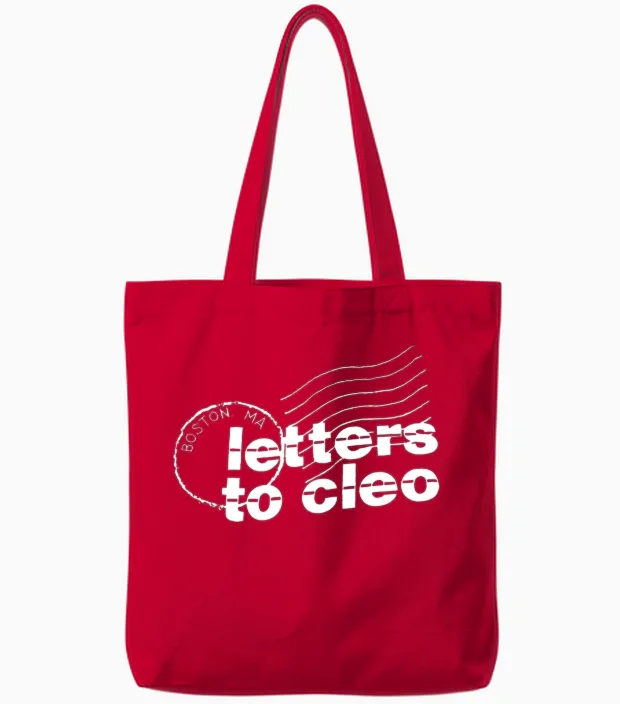 1995 Letters to Cleo Classic Melrose Place Tote Bags - Red