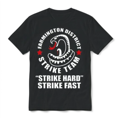 Strike - Farmington District Strike Team Unisex T-Shirt - Black
