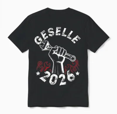 Geselle 2026 Passed Companion Test Unisex T-Shirt - Black
