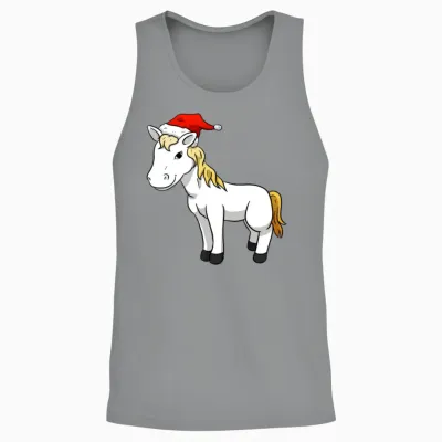 Ristmas Horse Unisex Tank Top - Sport Grey