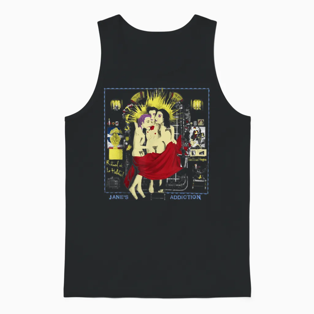 Jane’s Addiction Habitual Unisex Tank Top in Black