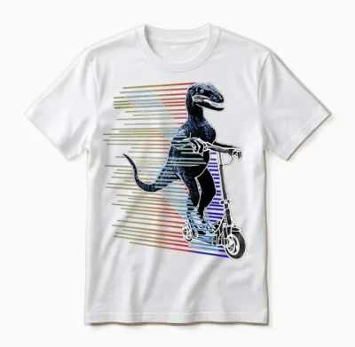 Escooter Electroroller E-Roller Raptor Bestseller Unisex T-Shirt - White