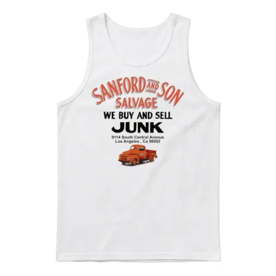 Sanford & Son Classic Tv Salvage Unisex Tank Top - White