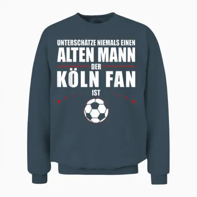 Köln Geschenk Ultras Kölle Cologne Südkurve Kölner Karneval Unisex Sweatshirt - Dark Heather