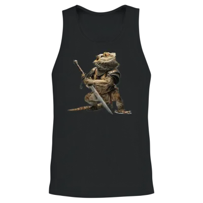 Bearded Dragon Unisex Tank Top - Black